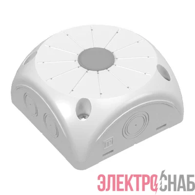 Коробка распределительная 100х100х50 двухкомпонентн. безгалоген. (HF) для видеокамер бел. Промрукав 60-0500-9003