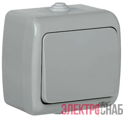 Выключатель 1-кл. 1п ОП AQUATIC ВС-20-1-0-А 10А IP54 GENERICA EVA10-K03-10-54