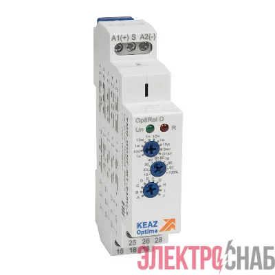 Реле времени OptiRel D TMR-DONF-MT-240U-1 многофункциональное 16А 1СО 12-230АС/DC КЭАЗ 332018