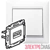 Механизм розетки информ. 1-м СП Valena RJ45 CAT.5E UTP на винтах бел. Leg 774238