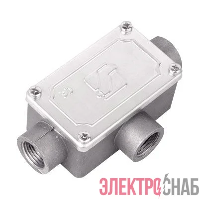 Коробка ответвительная 118х67х42мм 3 ввода М25х1.5 IP55 алюм. DKC 6330-25