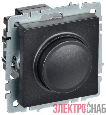 Светорегулятор СП BRITE пов-наж. 600Вт СС10-1-0-БрЧ механизм черн. IEK BR-D20-0600-K02