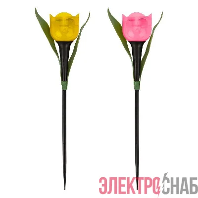 Светильник светодиодный Тюльпан из Амстердама садовый с солнечн. панелью и аккумулятором Lamper 602-274