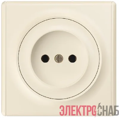 Розетка 1-м СП Florence 16А IP20 без заземл. винт. клеммы механизм беж. 1E10301301 OneKeyElectro 2172789