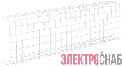 Решетка защитная для LED ДВО 1280х370х95мм бел. IEK LT-DVO0D-R-1280-K01