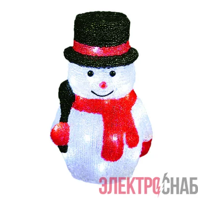 Гирлянда светодиодная &"Снеговик-3&" ULD-M1827-030/STA WHITE SNOWMAN-3 30 LED 1