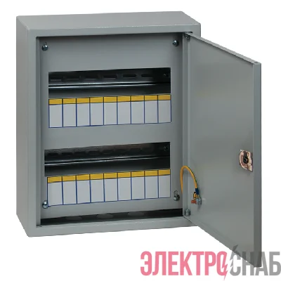 Щит ЩРН-18 (з) IP31 пласт. замок EKF mb21-18n