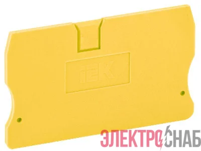 Заглушка для КПИ 2в-1.5/2.5 желт. IEK YZN11D-ZGL-002-K05
