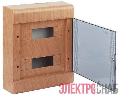 Щиток ОП Тусо 24мод. с двер. 370х302х95мм IP40 бук Ruvinil 68324-38М