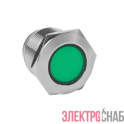 Лампа сигнальная S-Pro67 19мм зел. 24В EKF s-pro67-322