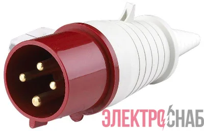 Вилка эл. каб. 32А 3P+E+N 380В тип. роз. 025 IP44 SchE 26006DEK