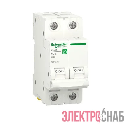 Выключатель автоматический RESI9 (АВ) С 50А 2P 6000А SchE R9F12250