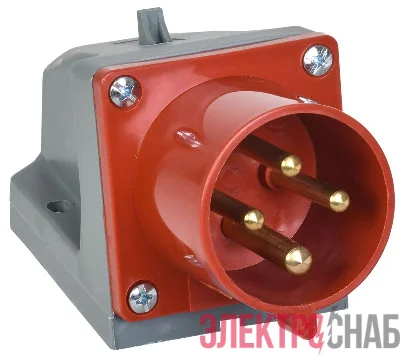 Вилка электрическая наружн. уст. 32А 3P+PE 380В IP44 ССИ-524 IEK PSR52-032-4
