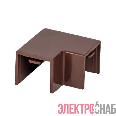 Поворот на 90град. 16х16 под темн. дерево Plast PROxima (уп.4шт) EKF abd-16-16x4
