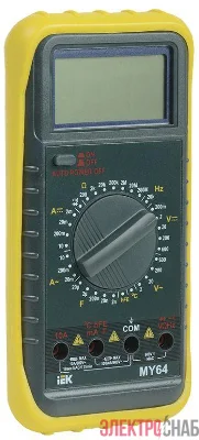 Мультиметр цифровой Professional MY64 IEK TMD-5S-064
