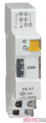 Таймер освещения ТО-47 16А 230В на DIN-рейку KARAT IEK MTA30-16