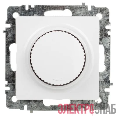 Светорегулятор поворотный СП Accent 6-401-01 600Вт 230В IP20 бел. Intro Б0063668