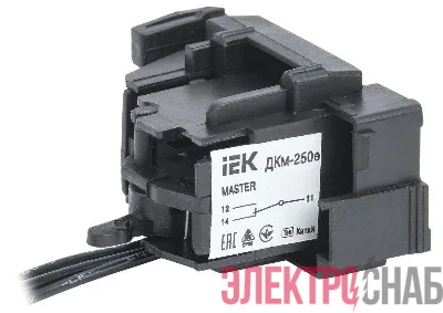 Контакт дополнительный ДКм-250е (ДКм-35) MASTER электрон. расцеп. IEK SVA31D-DK-1-02