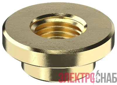 Гайка стальная круглая М6 IEK YIS40D-GS-06