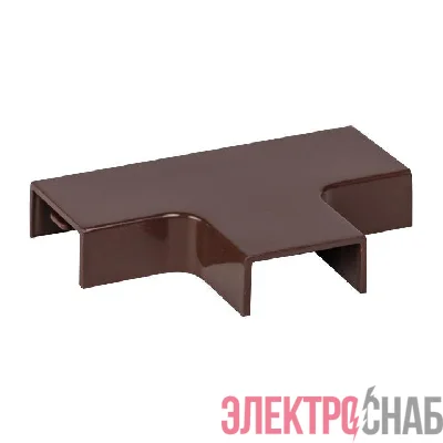 Угол T-образный 20х10 под темн. дерево Plast PROxima (уп.4шт) EKF tchd-20-10x4