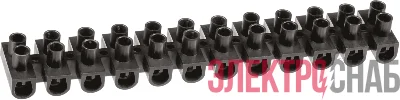 Колодка клеммная 1.5х6кв.мм 12 пар NTB-UPP-S12-5/BL полипропилен черн. NAVIGATOR 71012