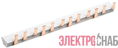 Шина соединительная PIN 3п 63А 12 мод. (дл.22см) IEK YNS21-3-063-22-12