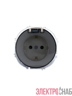 Розетка 1-м СП OSEN IP44 с заземл. с крышкой ПБТ механизм сл. кость LEZARD 743-9088-123BIPCH