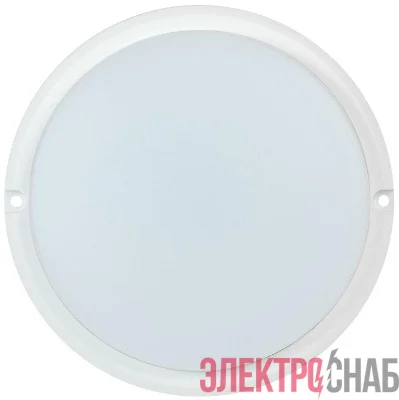 Светильник светодиодный ДПО 4001 8Вт 4000К IP54 круг бел. IEK LDPO0-4001-8-4000-K01