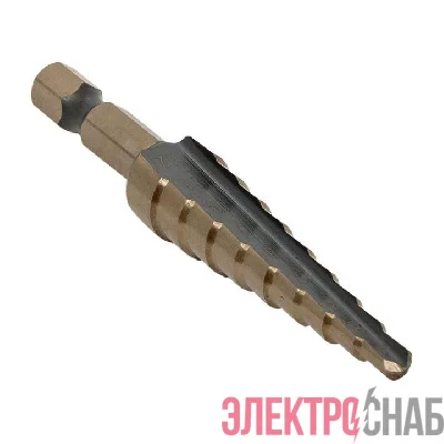 Сверло ступенчатое ST-4-12/1 HSS 9 ступ. EKF ST-4-12/1