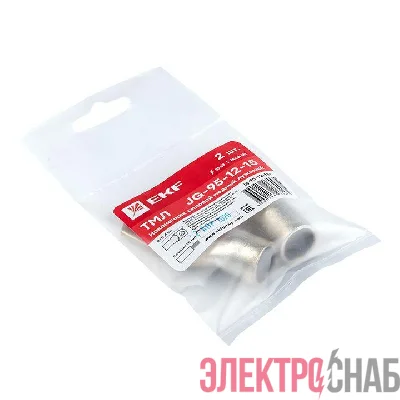 Наконечник силовой медный луженый ТМЛ JG-95-12-15 (уп.2шт) PROxima EKF jg-95-12-15r