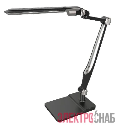 Светильник настольный KD-831 C02 LED 10Вт 230В основание+струбцина 600лм сенс. рег. яркости цветов. темп. черн. Camelion 14017