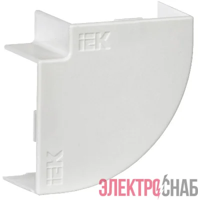 Поворот на 90град. 25х25 КМП ELECOR (уп.4шт) IEK CKMP10D-P-025-025-K01-R