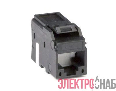 Модуль Keystone RJ45 кат.6а неэкранированный черн. DKC RNK6AUBK