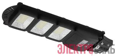 Светильник 60Вт 5000К IP65 1000лм консольный на солнечной батарее SMD с датчиком движения ПДУ Эра Б0046801