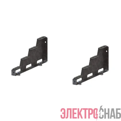Комплект опорных кронштейнов ступенчатой шинной системы левый+правый 4P DKC R5BBLS4P