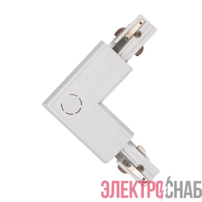 Аксессуар к шинопроводу трехфазному 3P PTR CL-WH OUT коннектор внешний Pro+ бел. JazzWay 5063136