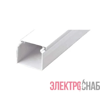 Кабель-канал 60х60 L2000 с двойн. замком пластик Урал Пак КК-19060060-024