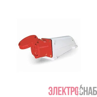 Розетка стационарная ОП PPC 135 63А 5п 3Р+РЕ+N 380В IP67 Pro JazzWay 5072794