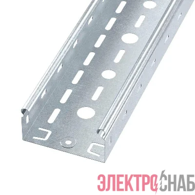 Лоток листовой перфорированный 100х50 L3000 сталь 0.6мм S3 DKC SPL3510