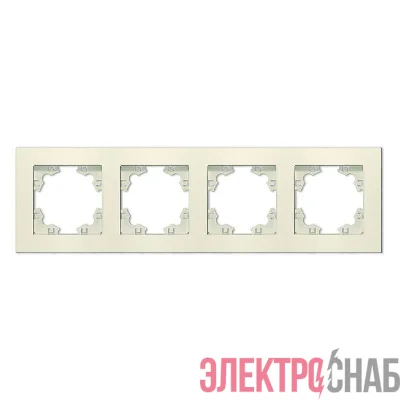 Рамка 4-м Афина универс. сл. кость (ivory) Universal A0046-I