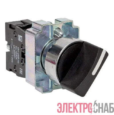 Переключатель BD21 2P короткая ручка NO EKF xb2-bd21
