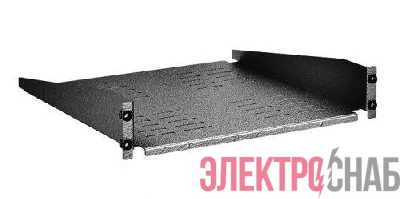 Полка консольная 2U Г=400мм RAL9005 DKC R5RFIT400B