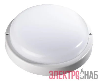 Светильник светодиодный "Банник" PBH-PC2-RA 12Вт 6500К IP65 ЖКХ ДБП кругл. пылевлагозащ. бел. JazzWay 5032286
