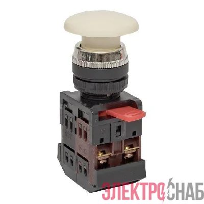 Кнопка "Грибок" AEA-22 NO+NC бел. EKF pbn-aea-w