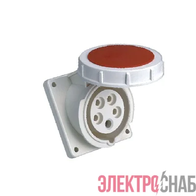 Розетка стационарная внутренняя угловая 4352 3Р+РЕ+N 63А 380В IP67 PROxima EKF ps-4352-63-380