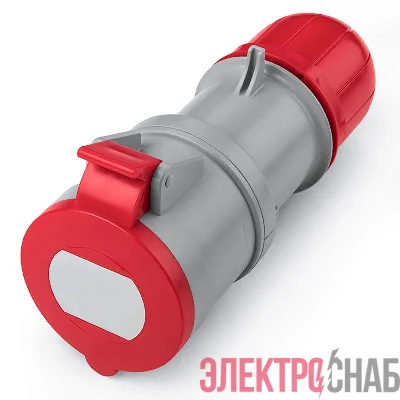 Розетка кабельная 32А 400В 3P+E+N безвинт. клеммы IP44 DKC DIS3133247F