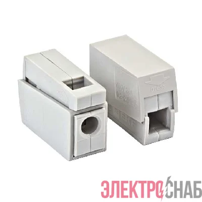 Клемма строительно-монтажная СМК проходная 224-111 1-проводная 1.0-2.5кв.мм (уп.100шт) PROxima EKF plc-smk-111