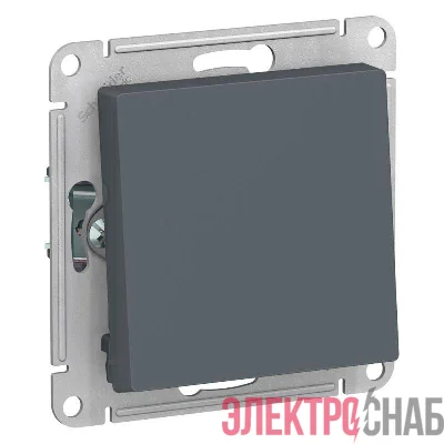 Переключатель проходной 1-кл. СП AtlasDesign 10А IP20 (сх. 6) 10AX механизм грифель SE ATN000761