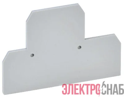 Заглушка для КВИ-4-2L двухуровневой 4кв.мм сер. IEK YZN30D-ZGL-004D-K03