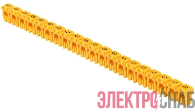 Маркер открытого типа KE 0.75-1.5кв.мм символ "G" (уп.200шт) IEK UMK-KE1-G